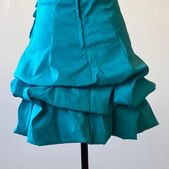 Sky blue sleeveless, baby doll dress - Picture 10 of 10